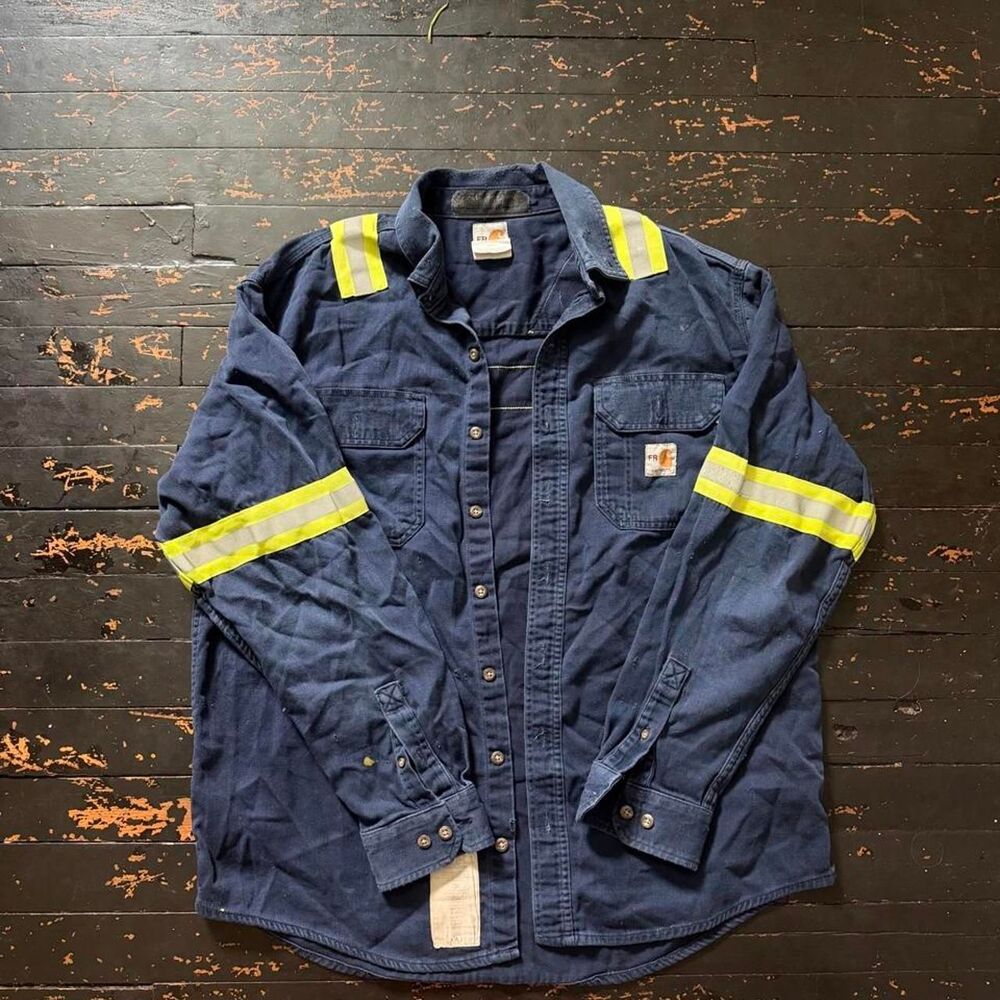 Carhartt FR navy blue long sleeve